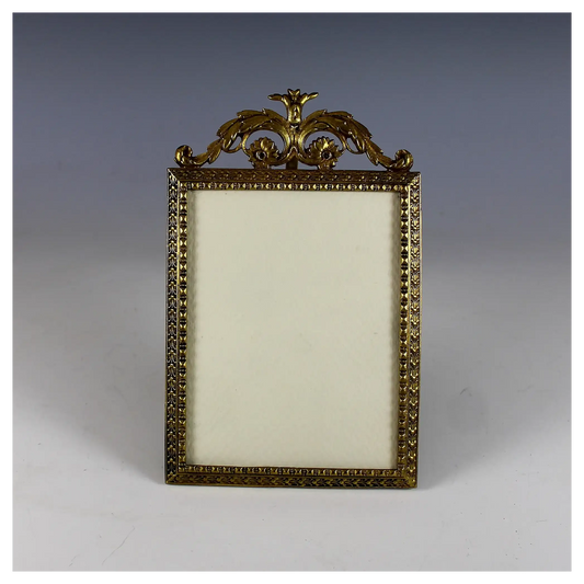 Antique Bronze Bow Top Photo Frame