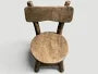 Rustic Wooden Accent Chair for Home Decor