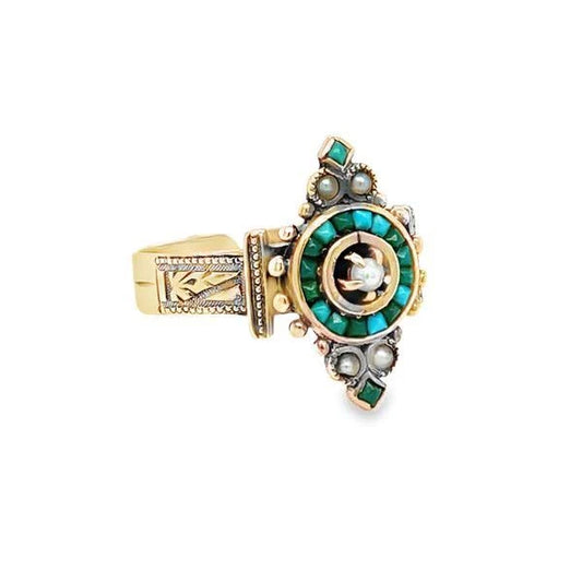 10K Yellow Gold Decorative Ring