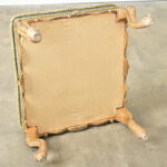 Italian 18th Century Baroque Upholstered Low Stool