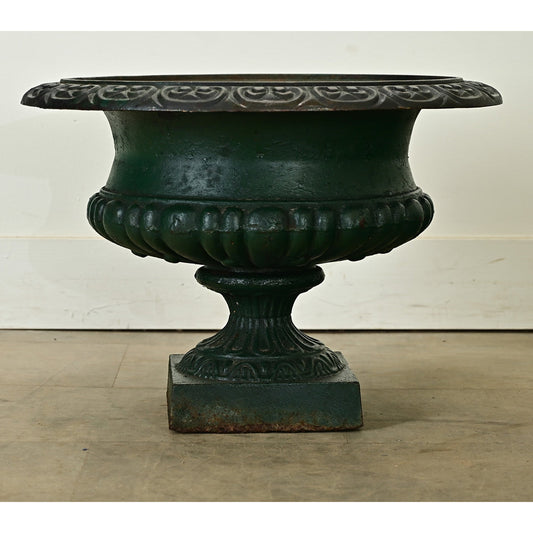 French 19th Century Cast Iron Urn