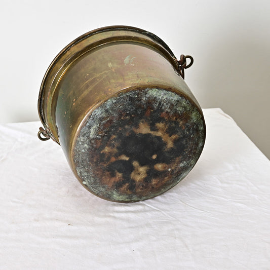 French 19th Century Brass Cooking Pot