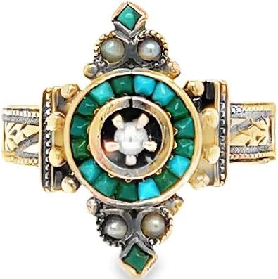 10K Yellow Gold Decorative Ring